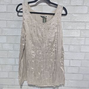 Eddie Bauer Boho Minimalist Tank Neutral Women's Size XL
